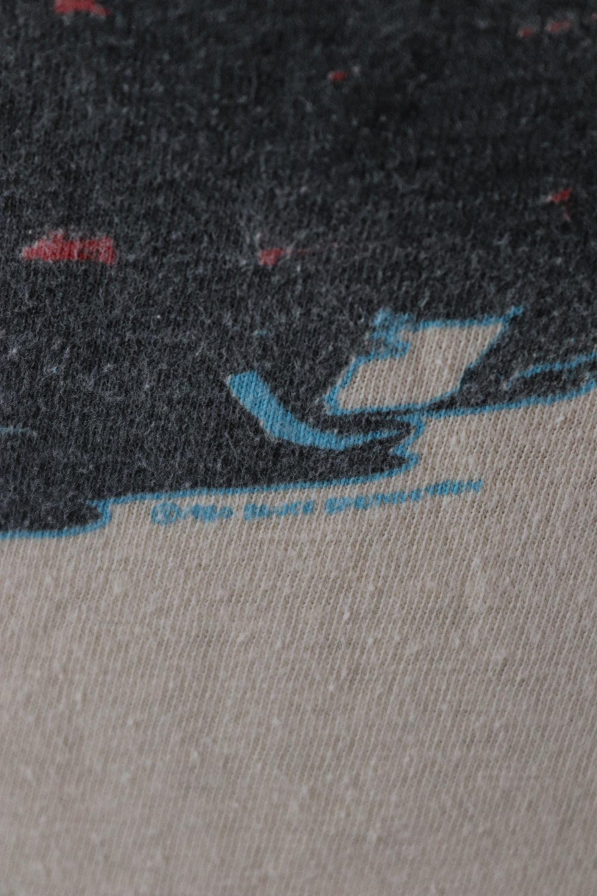 Vintage 1980s Bruce Springsteen tour t shirt - The River print - rock tee - 37” chest