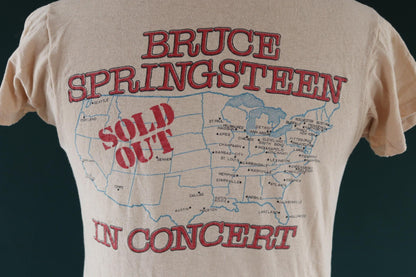 Vintage 1980s Bruce Springsteen tour t shirt - The River print - rock tee - 37” chest