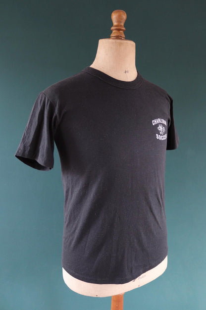 Vintage 1990s t shirt - soccer team - panther print - 38” chest