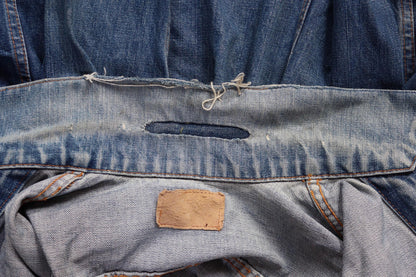 Vintage 1970s Levis big E denim jacket - Levi Strauss red tab - type 3 - trucker workwear - 38” chest