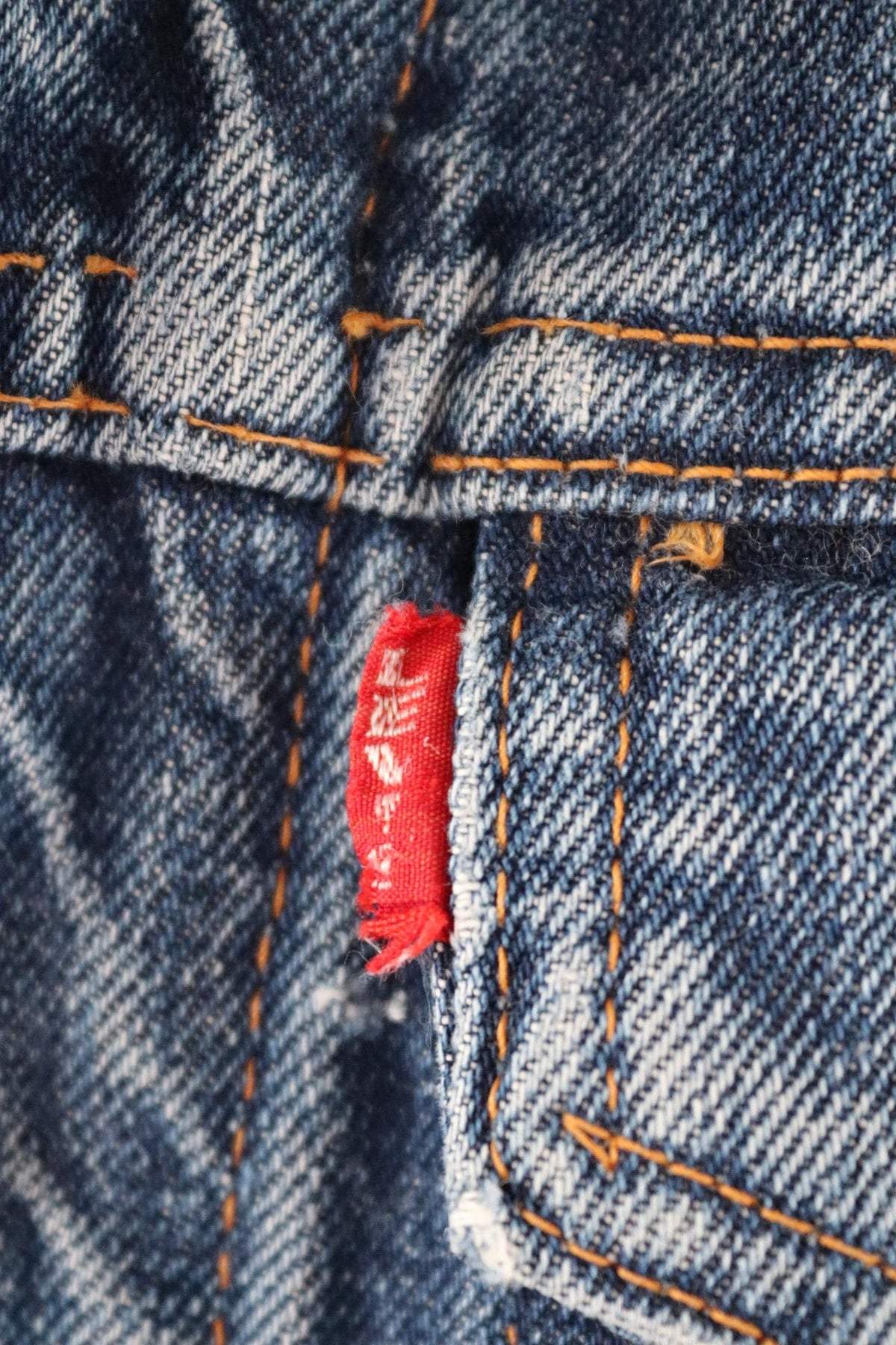 Vintage 1970s Levis big E denim jacket - Levi Strauss red tab - type 3 - trucker workwear - 37” chest