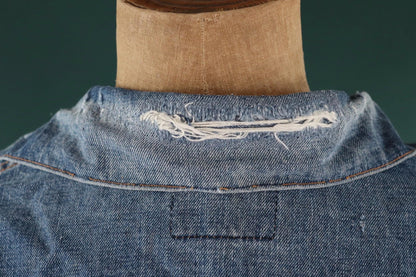 Vintage 1970s Levis big E denim jacket - Levi Strauss red tab - type 3 - trucker workwear - 37” chest