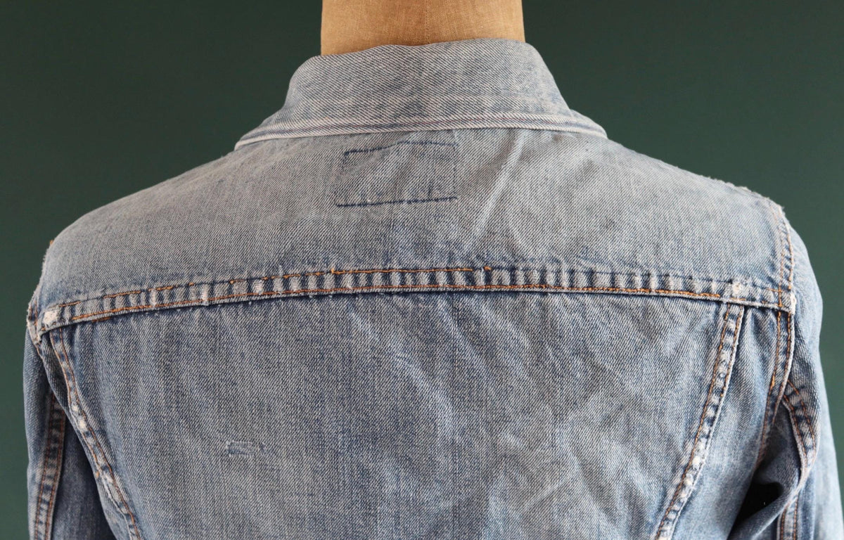 Vintage 1970s Levis big E denim jacket - Levi Strauss red tab - type 3 - trucker workwear - 38” chest