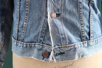 Vintage 1970s Levis big E denim jacket - Levi Strauss red tab - type 3 - trucker workwear - 38” chest