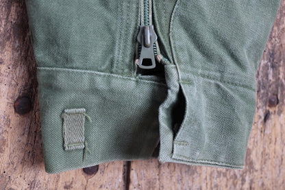 Vintage 1960s Swedish motorcycle overalls - lined cotton canvas trousers - military despatch rider - 43” x 32”