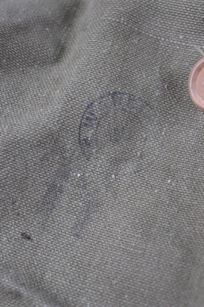 Vintage 1940s French M38 army jacket - WW2 motorcycle troops - double breasted bourgeron - 49” chest