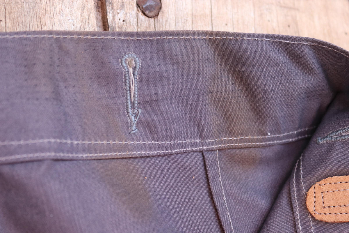 Vintage 1950s RAF MK1 Ventile trousers - deadstock British military - 1960s overalls - flight suit coveralls - 40” x 27”