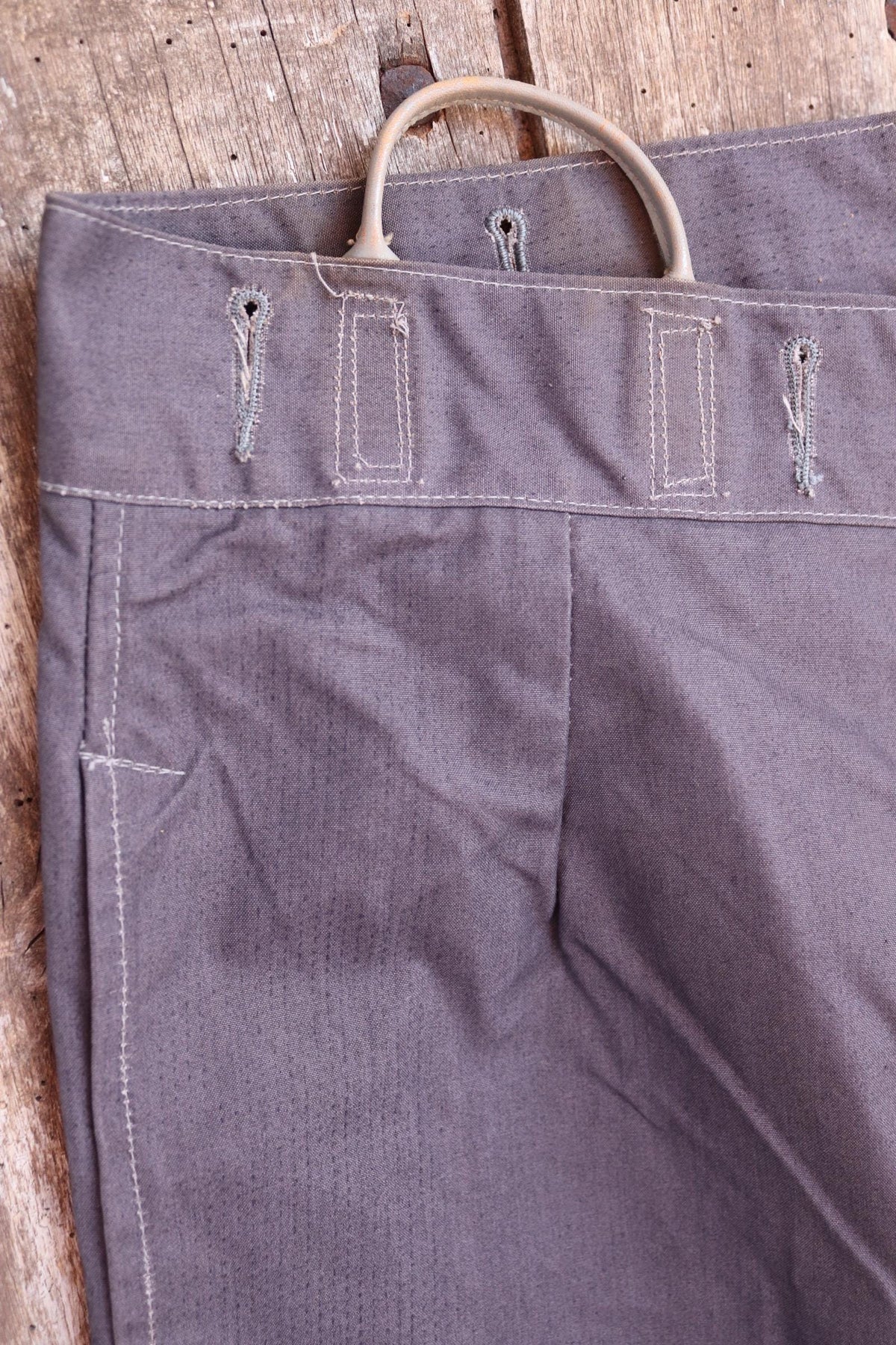 Vintage 1950s RAF MK1 Ventile trousers - deadstock British military - 1960s overalls - flight suit coveralls - 40” x 27”