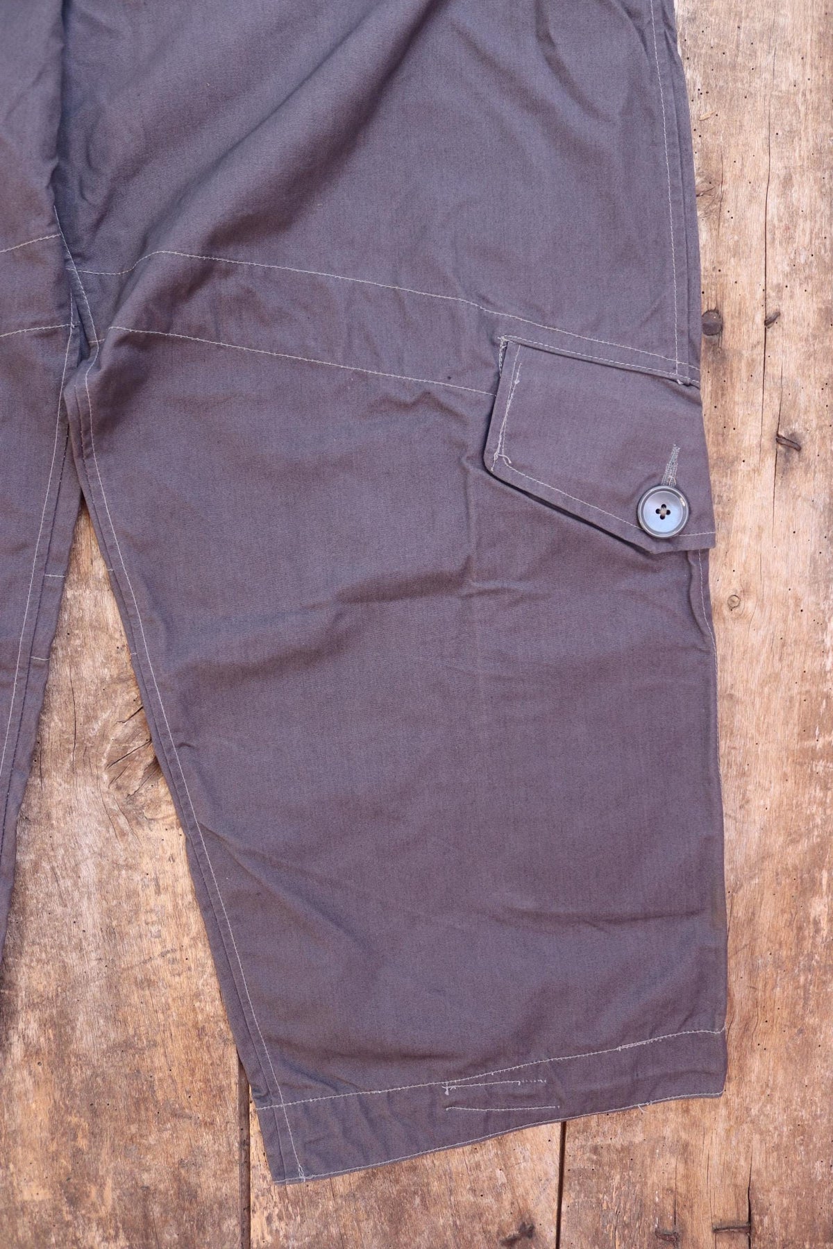 Vintage 1950s RAF MK1 Ventile trousers - deadstock British military - 1960s overalls - flight suit coveralls - 40” x 27”