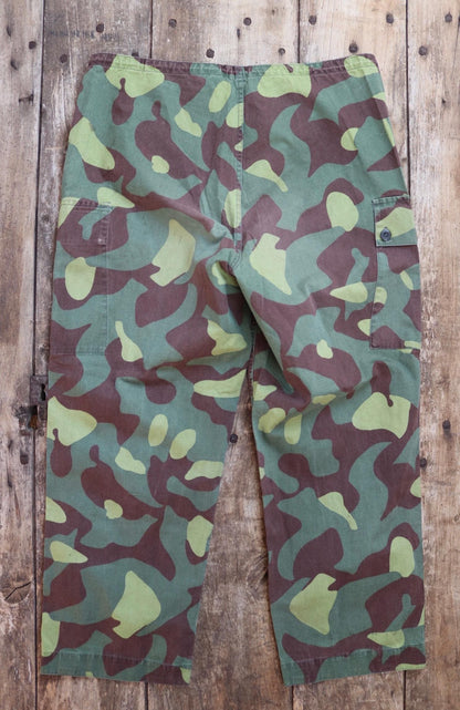 Vintage 1980s Finnish M62 camo trousers - windproof paratrooper pants - 37” x 27”