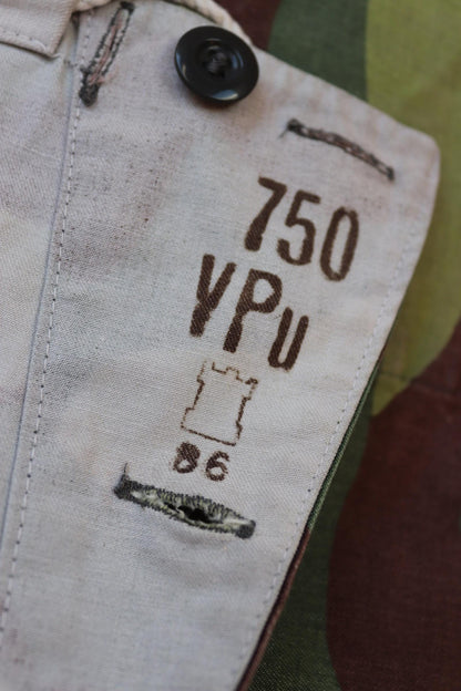 Vintage 1980s Finnish M62 camo trousers - windproof paratrooper pants - 37” x 27”