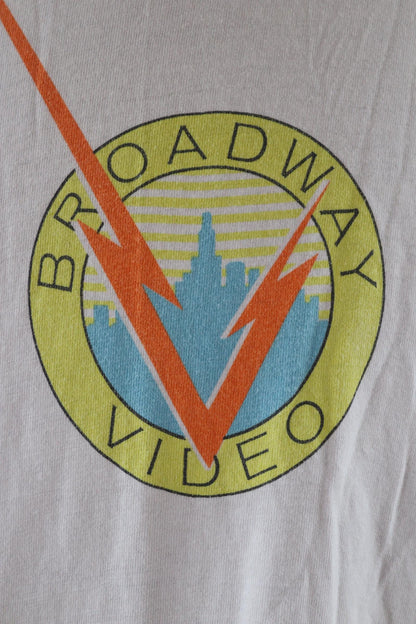 Vintage 1990s t shirt - single stitch - video store print - 44” chest