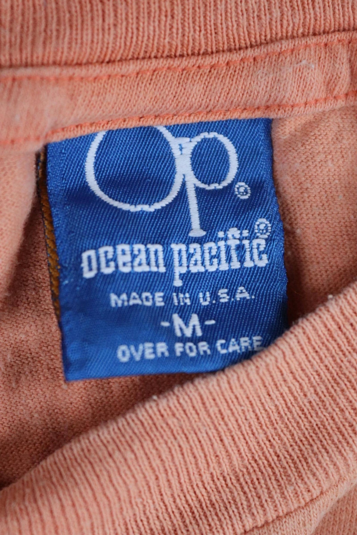 Vintage 1980s Ocean Pacific t shirt - surf print - 39” chest
