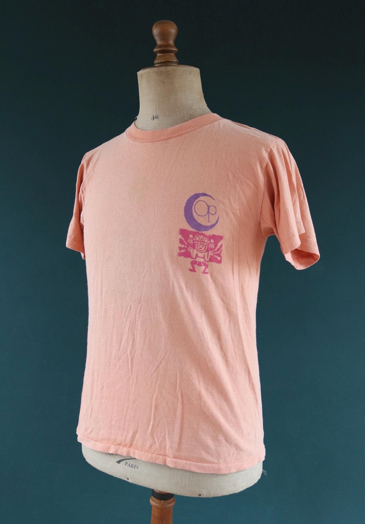 Vintage 1980s Ocean Pacific t shirt - surf print - 39” chest