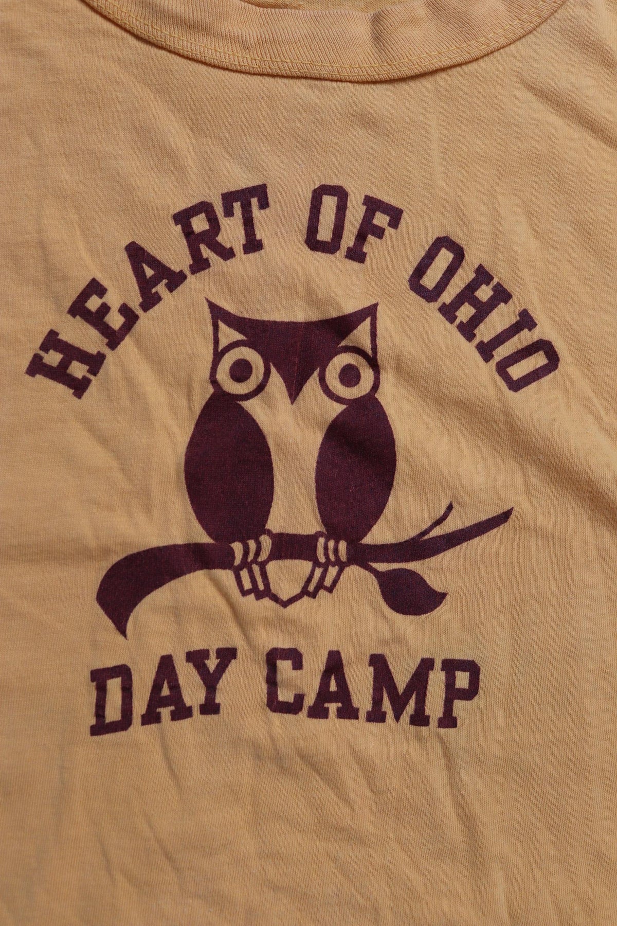 Vintage 1980s t shirt - single stitch - summer camp print - 39” chest