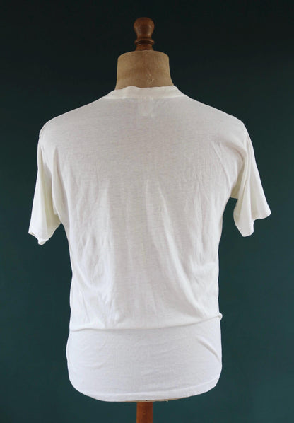 Vintage 1980s Coca Cola t shirt - single stitch - Max Headroom print - 41” chest