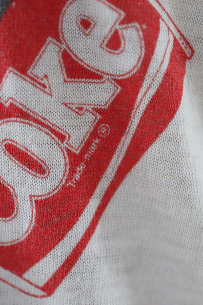Vintage 1980s Coca Cola t shirt - single stitch - Max Headroom print - 41” chest