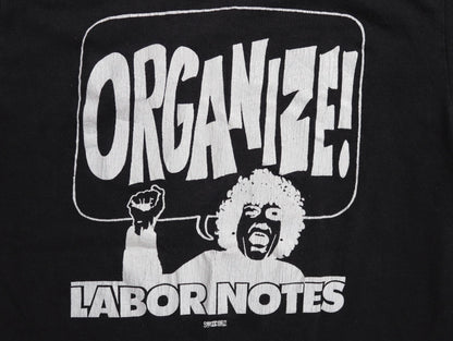 Vintage 1980s protest t shirt - single stitch - Labor Notes print - 34” chest