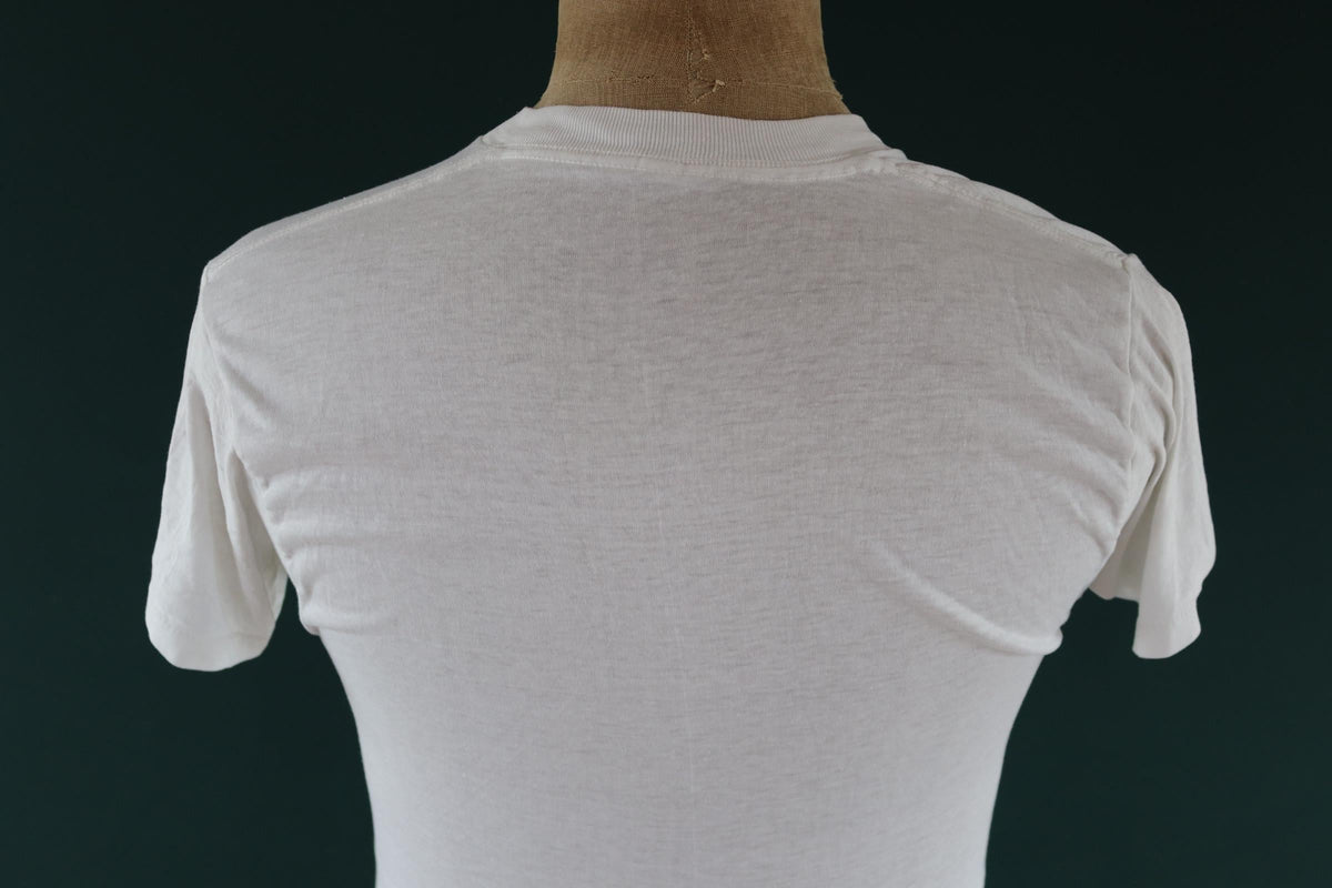 Vintage 1970s Sunkist t shirt - single stitch - soda print - 34” chest