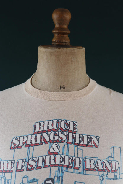 Vintage 1980s Bruce Springsteen tour t shirt - The River print - rock tee - 37” chest