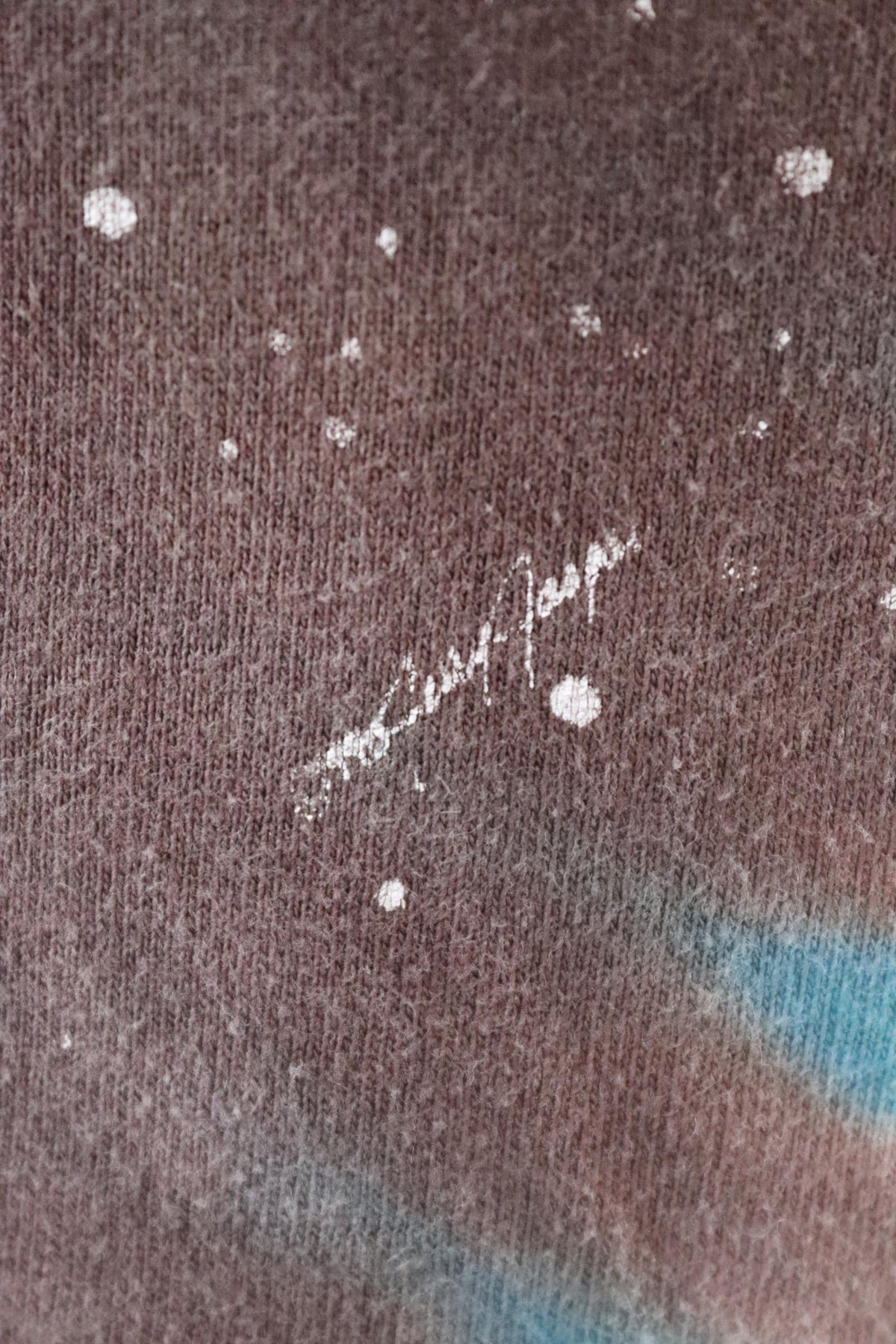 Vintage 1990s tie dye t shirt - Jerry Jaspar cosmic print - 37” chest