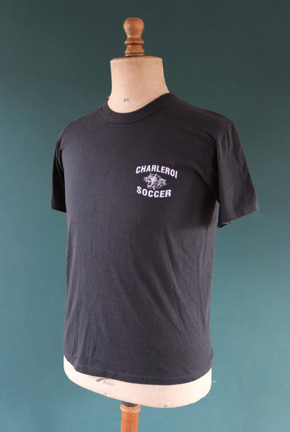 Vintage 1990s t shirt - soccer team - panther print - 38” chest