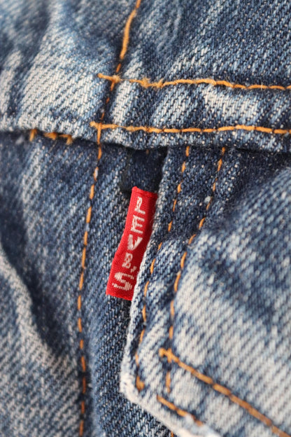 Vintage 1970s Levis big E denim jacket - Levi Strauss red tab - type 3 - trucker workwear - 38” chest