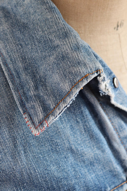 Vintage 1970s Levis big E denim jacket - Levi Strauss red tab - type 3 - trucker workwear - 38” chest