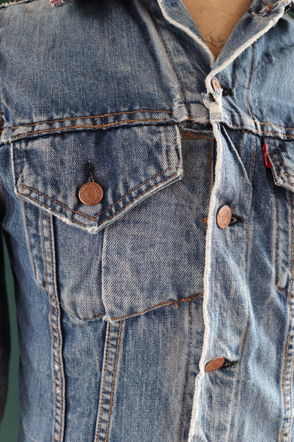 Vintage 1970s Levis big E denim jacket - Levi Strauss red tab - type 3 - trucker workwear - 38” chest