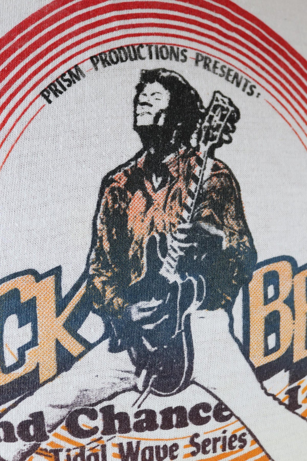 Vintage 1980s Chuck Berry t shirt - rock tee - Second Chance tour - 38” chest