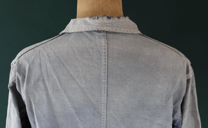 Vintage 1950s French workwear jacket - cotton twill chore coat - 48” chest