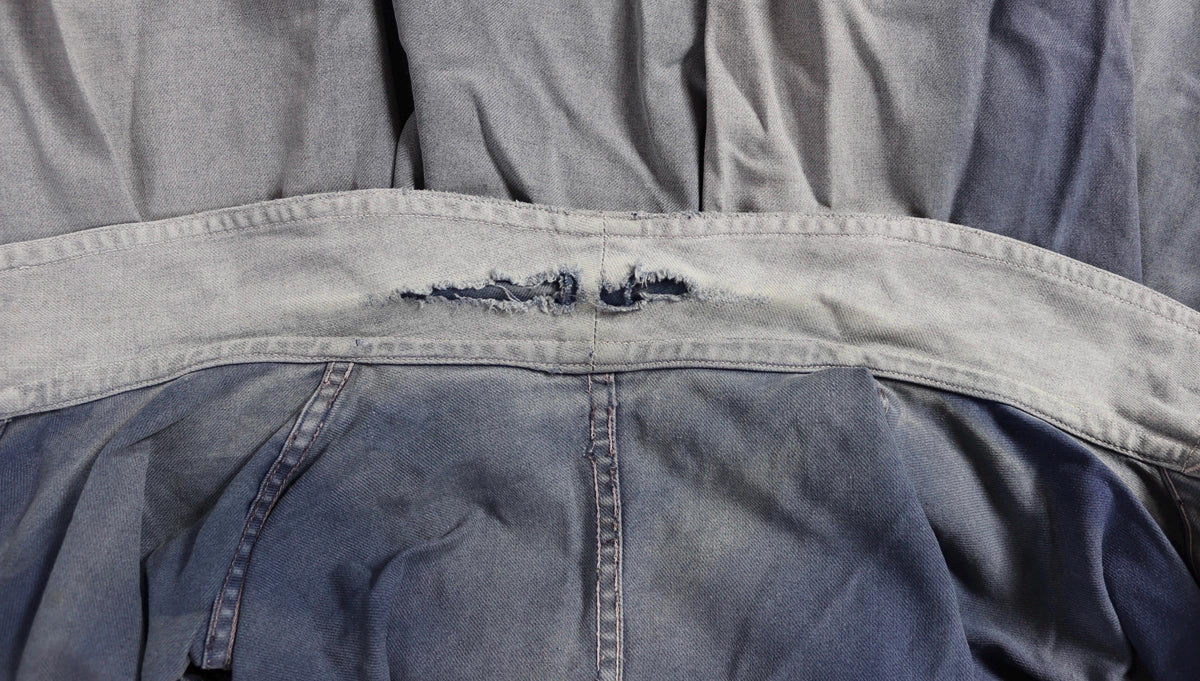 Vintage 1950s French workwear jacket - cotton twill chore coat - 48” chest