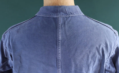 Vintage 1960s French workwear jacket - cotton twill chore coat - 49” chest