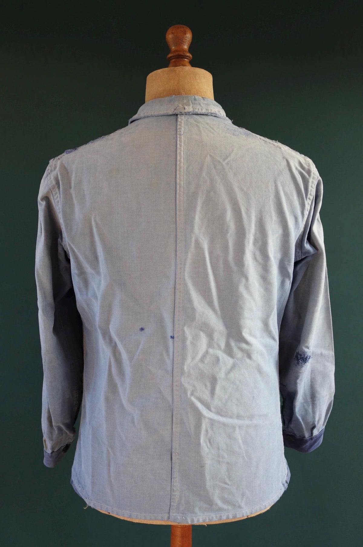 Vintage 1950s French workwear jacket - cotton twill chore coat - 41” chest