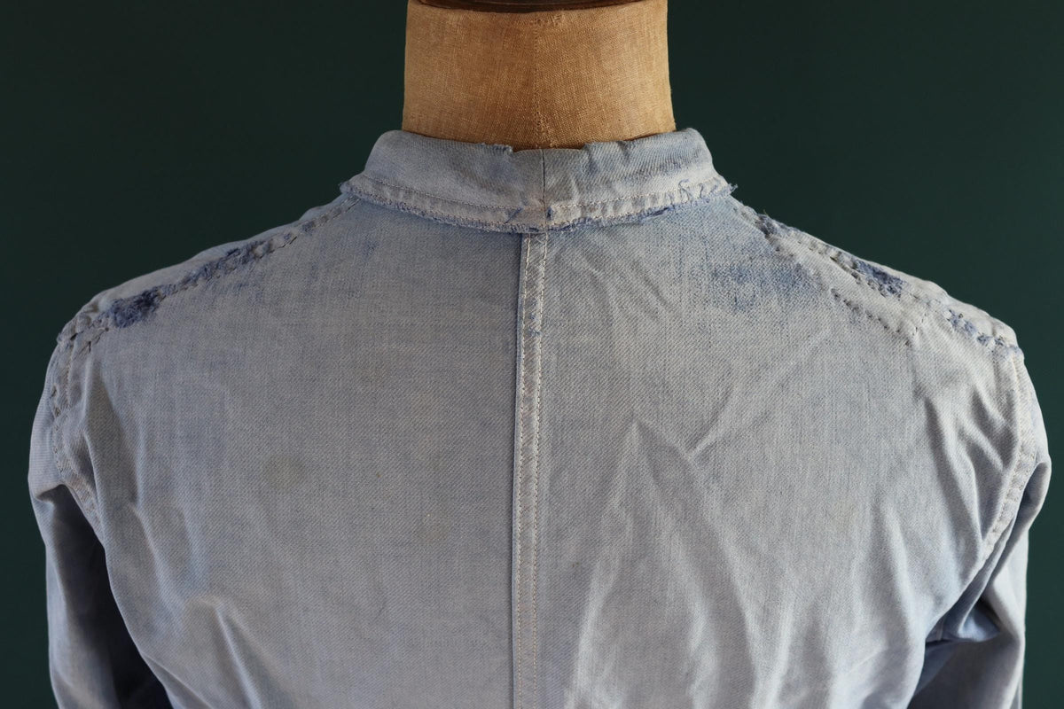 Vintage 1950s French workwear jacket - cotton twill chore coat - 41” chest