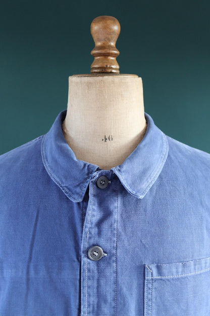 Vintage 1960s French workwear jacket - cotton twill chore coat - 49” chest